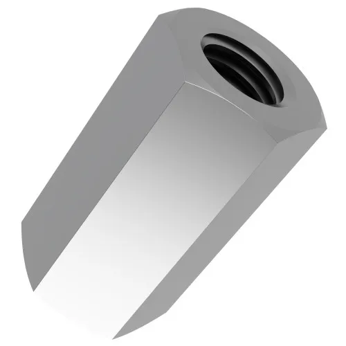 M24 x 72mm Hex Coupling Nut (DIN 6334) | A2 Stainless Steel