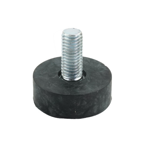 M8 x 18mm Straight Rubber Adjustable Feet | Vital Parts