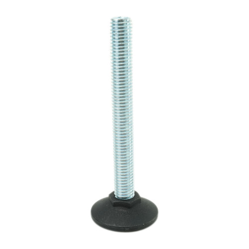 M12 x 102mm Steel Adjustable Foot - 40mm Pozi Base | 500kg Load