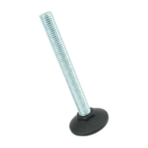 M12 x 102mm Steel Adjustable Foot - 40mm Pozi Base | 500kg Load