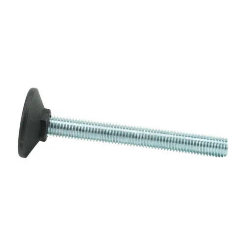 M12 x 102mm Steel Adjustable Foot - 40mm Pozi Base | 500kg Load