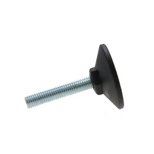 M12 x 102mm Stainless Steel Pozi Adjustable Foot - 40mm Base | 500kg Load