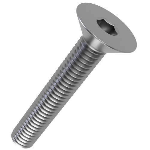 M3 x 22mm Hex Socket (H2) Countersunk Screw (ISO 10642) | A2 Stainless Steel