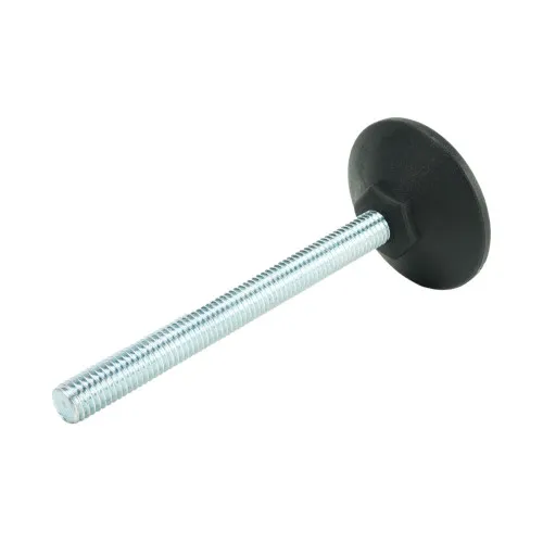 M10 x 98mm Steel Adjustable Foot - 50mm Pozi Base | 300kg Load