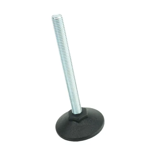 M10 x 98mm Steel Adjustable Foot - 50mm Pozi Base | 300kg Load