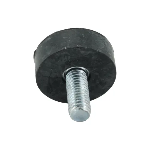 M8 x 18mm Straight Rubber Adjustable Feet | Vital Parts