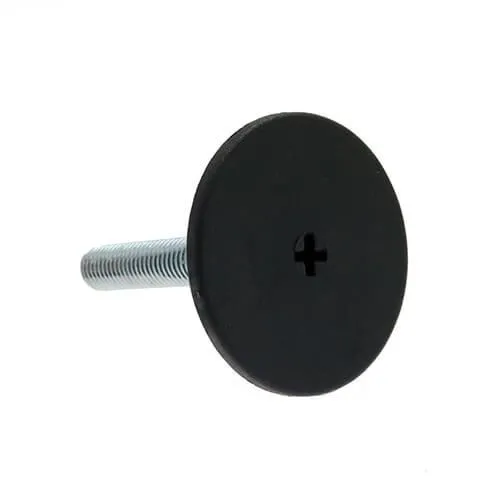 M12 x 48mm Stainless Steel Pozi Adjustable Foot - 50mm Base | 500kg Load