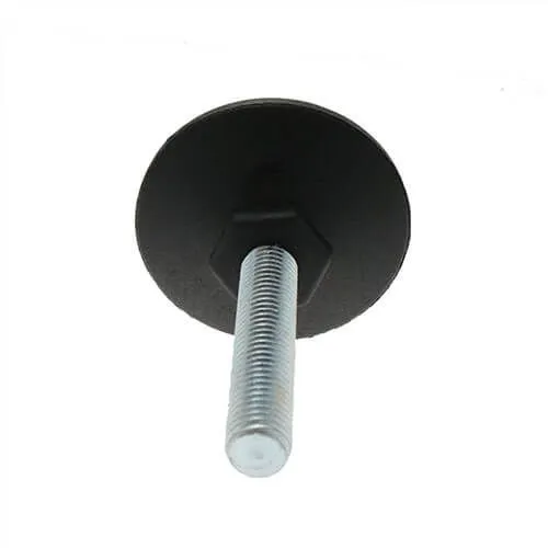 M12 x 68mm Stainless Steel Pozi Adjustable Foot - 50mm Base | 500kg Load