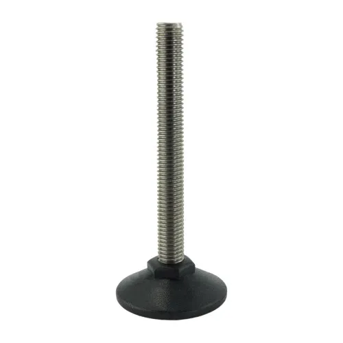 M12 x 98mm Steel Adjustable Foot - 50mm Pozi Base | 500kg Load