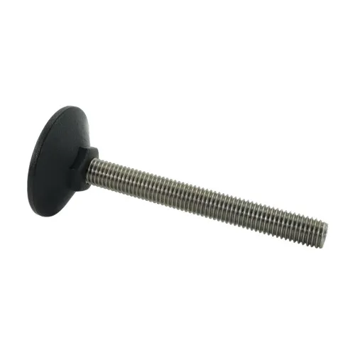 M12 x 98mm Steel Adjustable Foot - 50mm Pozi Base | 500kg Load
