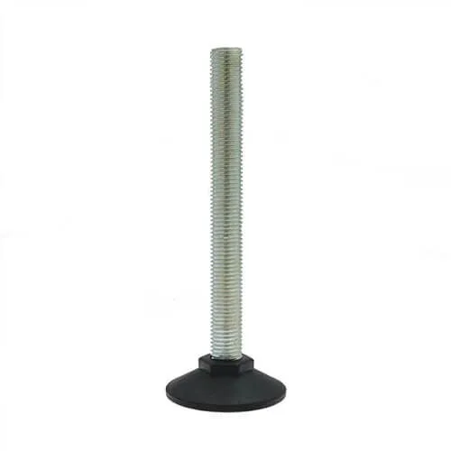 M12 x 98mm Stainless Steel Pozi Adjustable Foot - 50mm Base | 500kg Load