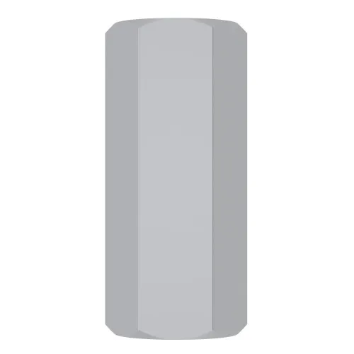 M2 x 12mm Hexagonal Female/Female Standoff, 4mm A/F - Zinc Plated Steel