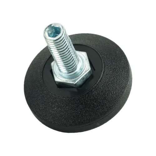 M8 x 20mm Allen Key Adjustable Foot - 38mm Base | 400kg Load