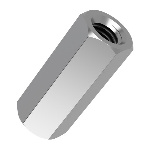M3 x 45mm Hexagonal Female/Female Standoff, 5.5mm A/F - A1 Stainless Steel