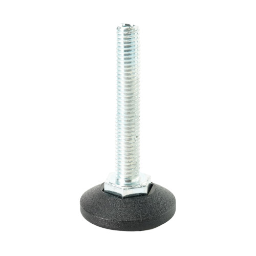 M10 x 60mm Allen Key Adjustable Foot - 38mm Base | 550kg Load