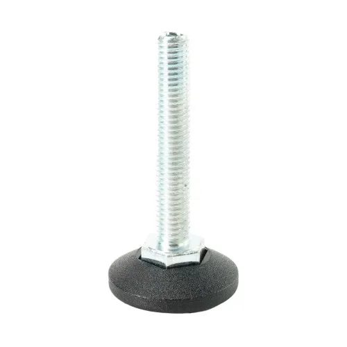 M10 x 60mm Allen Key Adjustable Foot - 38mm Base | 550kg Load