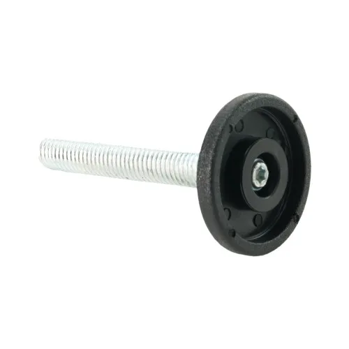 M10 x 60mm Allen Key Adjustable Foot - 38mm Base | 550kg Load