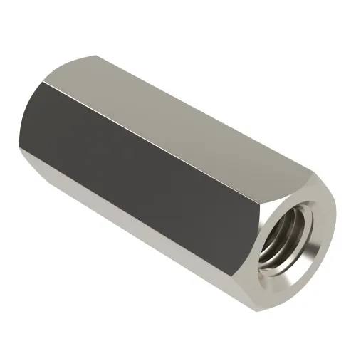 M5 x 8mm Hexagonal Female/Female Standoff, 8mm A/F - Nickel Plated Brass