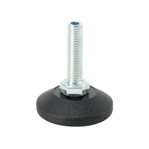 M8 x 30mm Allen Key Adjustable Foot - 38mm Base | 400kg Load