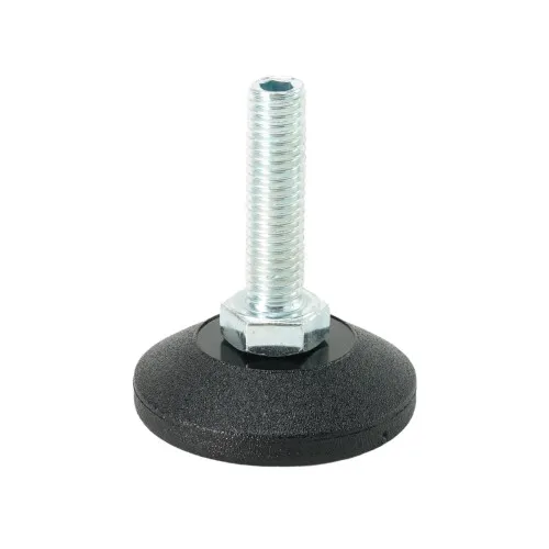 M8 x 30mm Allen Key Adjustable Foot - 38mm Base | 400kg Load