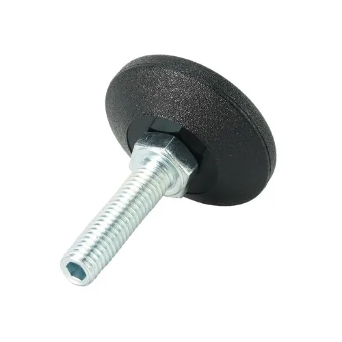 M8 x 30mm Allen Key Adjustable Foot - 38mm Base | 400kg Load