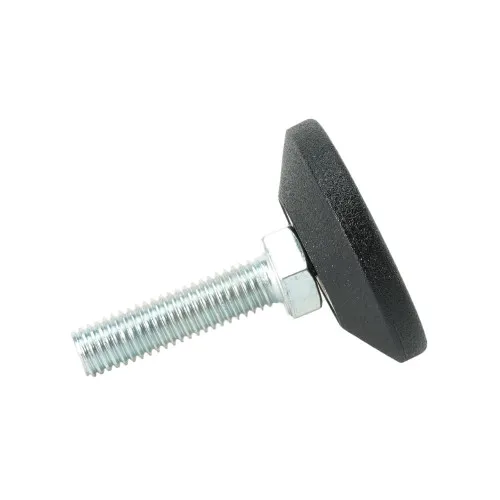 M8 x 30mm Allen Key Adjustable Foot - 38mm Base | 400kg Load