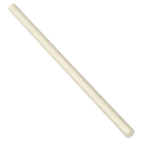M10 Nylon Threaded Rod - 1000mm Length | Natural Nylon