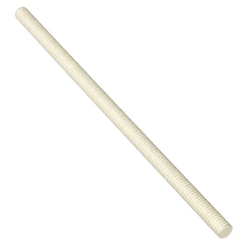 M14 Nylon Threaded Rod - 1000mm Length | Natural Nylon