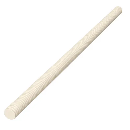 M14 Nylon Threaded Rod - 1000mm Length | Natural Nylon