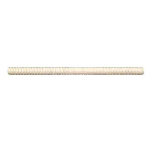 M6 Nylon Threaded Rod - 1000mm Length | Natural Nylon