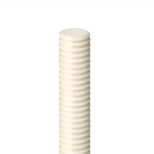 M6 Nylon Threaded Rod - 1000mm Length | Natural Nylon