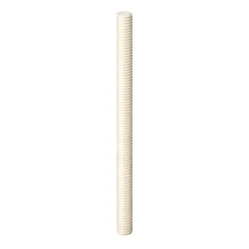 M8 Nylon Threaded Rod - 1000mm Length | Natural Nylon