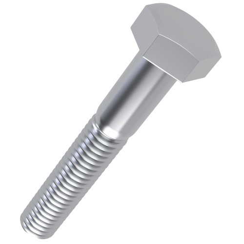 M8 x 80mm Hex Bolt - Part Threaded (DIN 931) | 8.8 Steel BZP