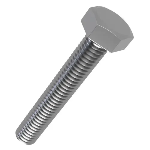 M10 x 90mm Set Screw - Hex Head (DIN 933) | A2-70 Stainless Steel