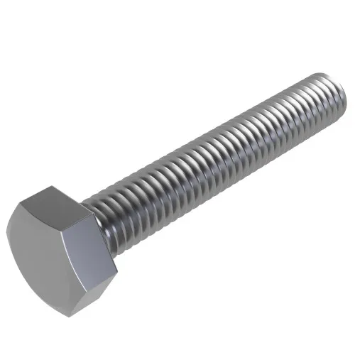 M27 x 180mm Set Screw - Hex Head (DIN 933) | Marine Grade A4-70 Stainless Steel