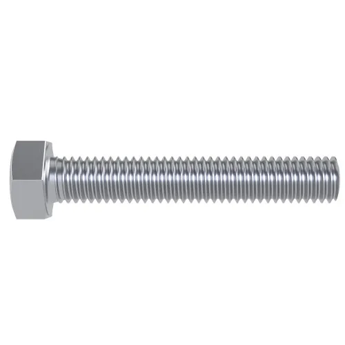 M3 x 12mm Set Screw - Hex Head (DIN 933) | 8.8 Steel BZP