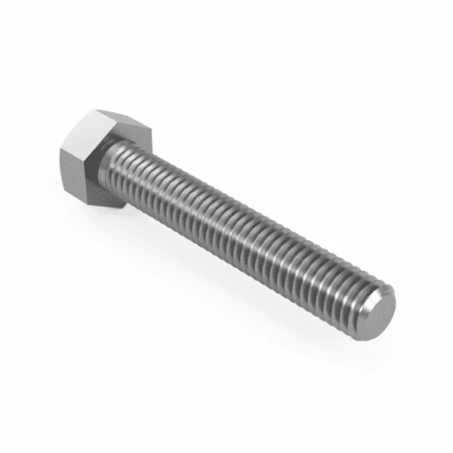 M30 x 150mm Hex Head Screw DIN 933 A2-70 Stainless Steel