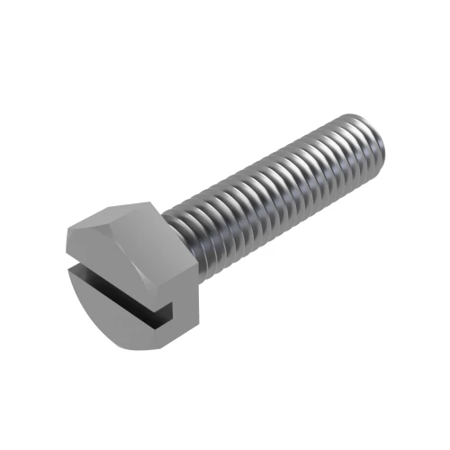 M10 x 12mm Slotted Set Screw - Hex Head (DIN 933SZ) | A2-70 Stainless Steel