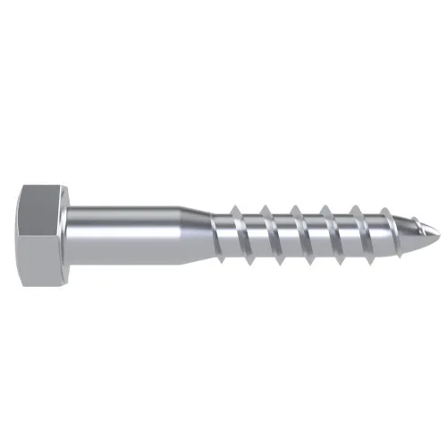 10mm x 140mm Coach Screw (DIN 571) | 4.8 Steel BZP