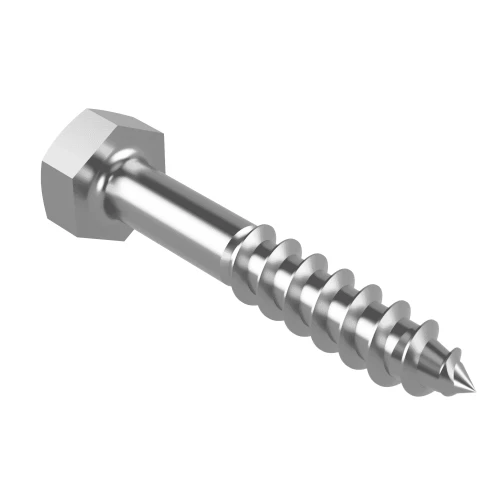 10mm x 30mm Coach Screw, DIN 571, BZP Steel