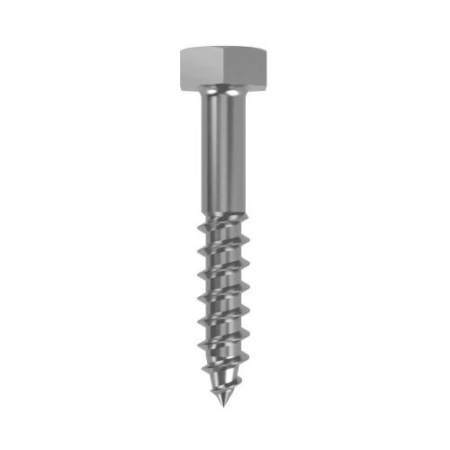 12mm x 150mm Coach Screw, DIN 571, BZP Steel