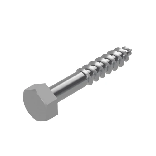 12mm x 260mm Coach Screw, DIN 571, BZP Steel