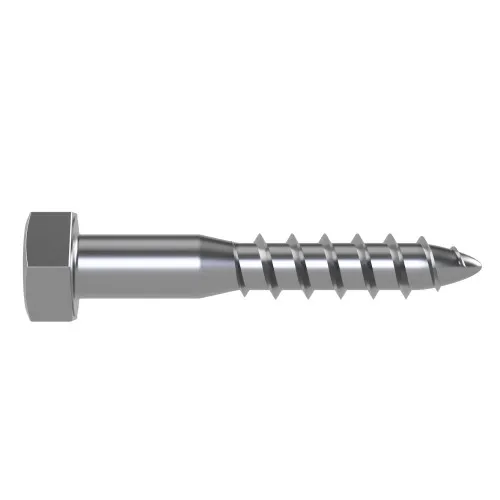 5mm x 20mm Coach Screw, DIN 571, A2 Stainless Steel