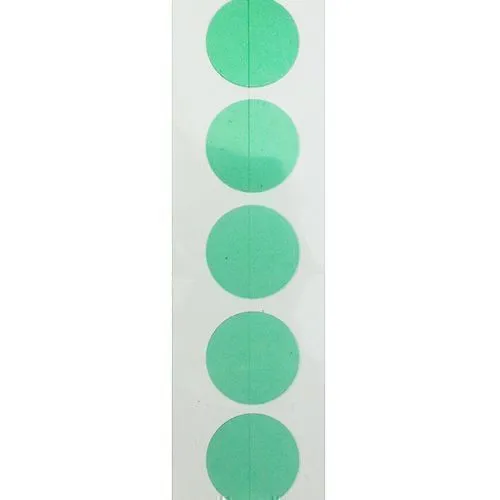 11mm High Temperature Polyester Masking Discs - 2500pk | Green