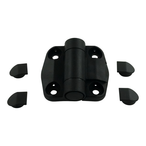 51mm x 57mm Detent Plastic Hinges 0° - 115° angle | Black