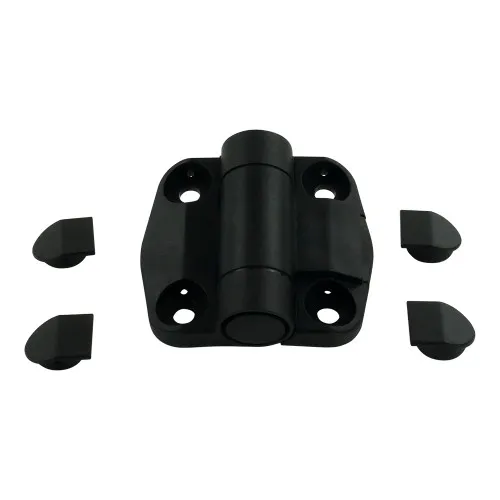 51mm x 57mm Detent Plastic Hinges 0° - 115° angle | Black