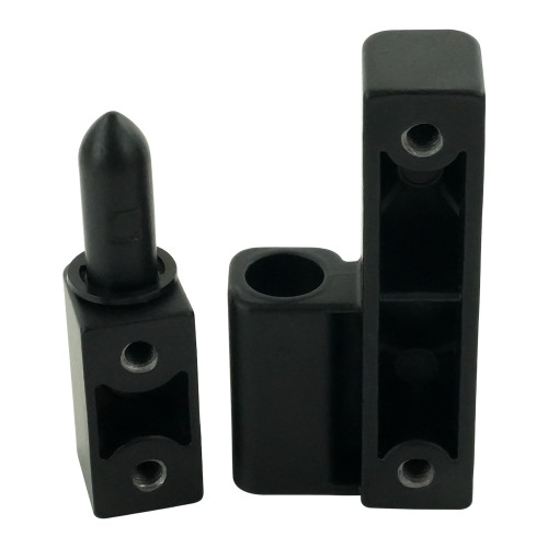 64mm x 32.5mm Metal Offset Lift-off Hinges Right Hand | Black