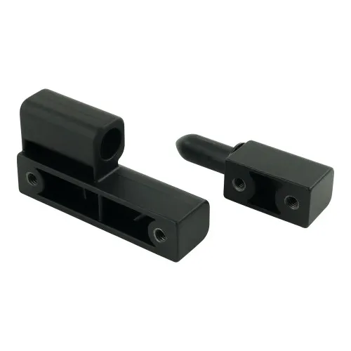 64mm x 32.5mm Metal Offset Lift-off Hinges Right Hand | Black