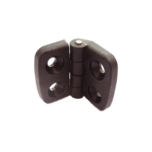 30mm x 39mm Black Plastic Countersunk Hinge 