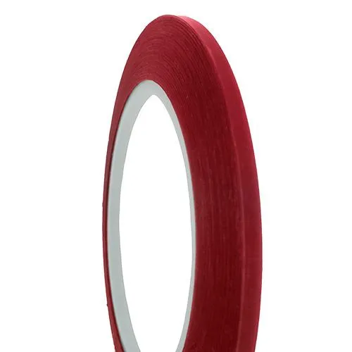 4mm Red Polyester Tape (80 Microns) 66m